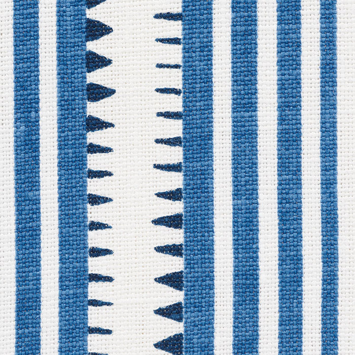 Schumacher Moncorvo Blue Fabric Sample 176275