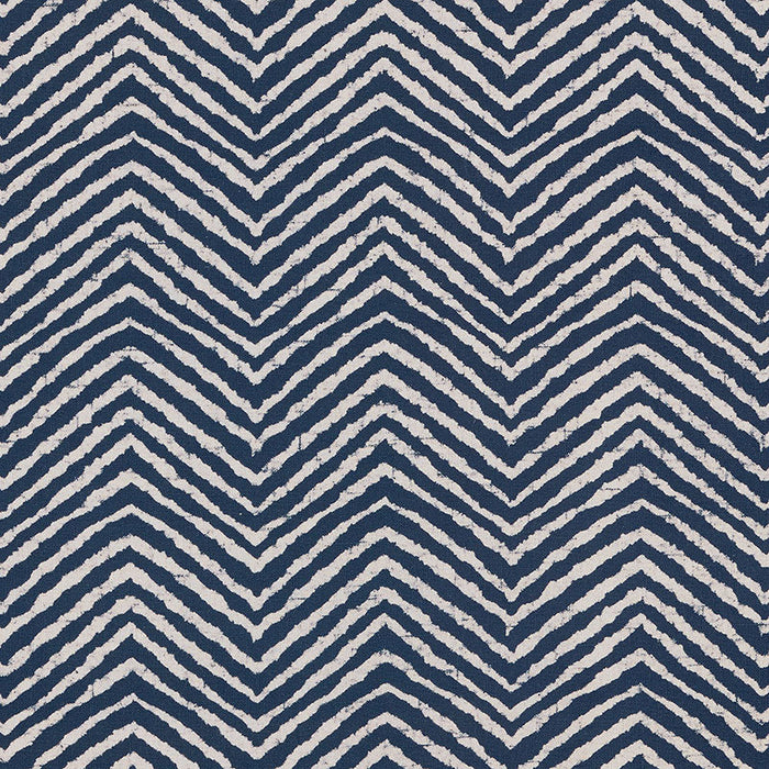 Schumacher Moka Indigo Fabric Sample 176331