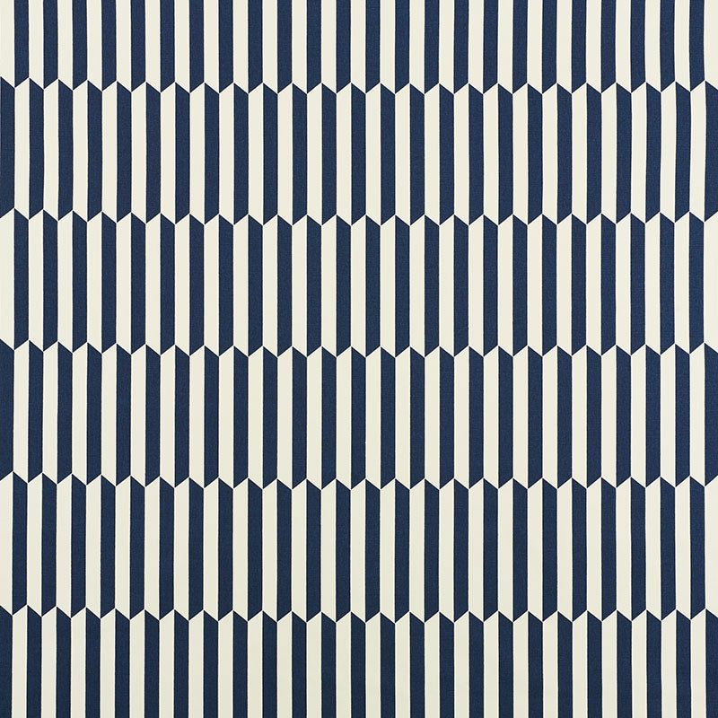 Schumacher Maxwell Navy Fabric 176404