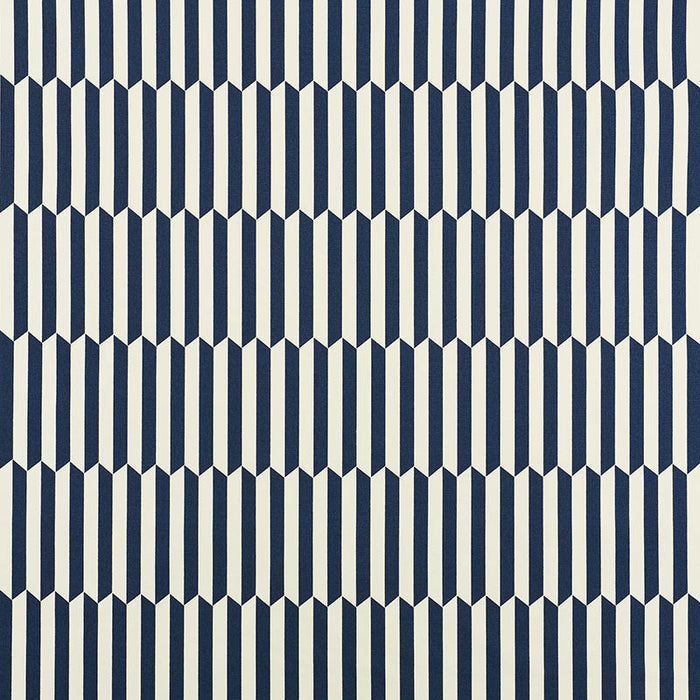 Schumacher Maxwell Navy Fabric Sample 176404