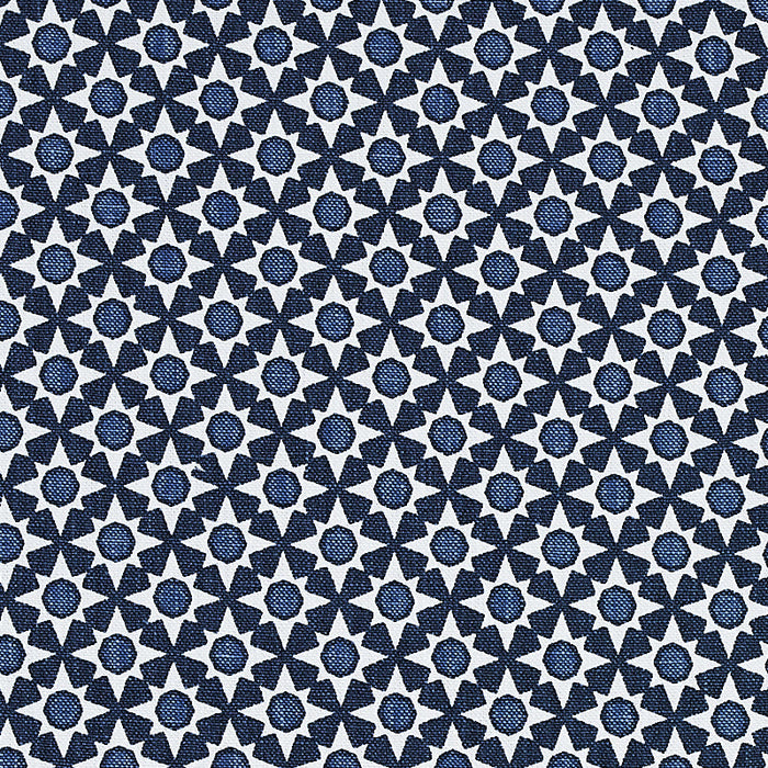 Schumacher Serendipity Blues Fabric Sample 176422