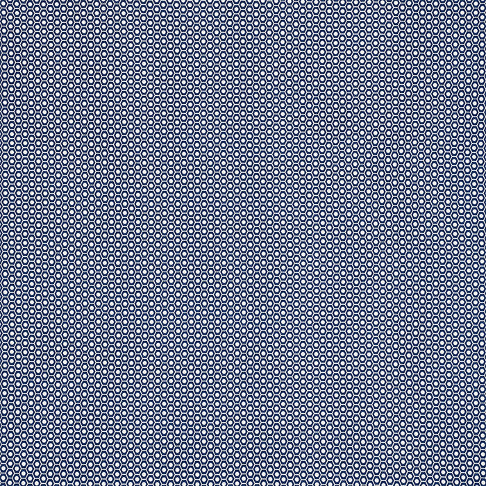 Schumacher Queen B Ii Navy Fabric Sample 176564