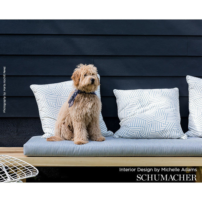 Schumacher Deconstructed Stripe Ii Black Fabric Sample 176700