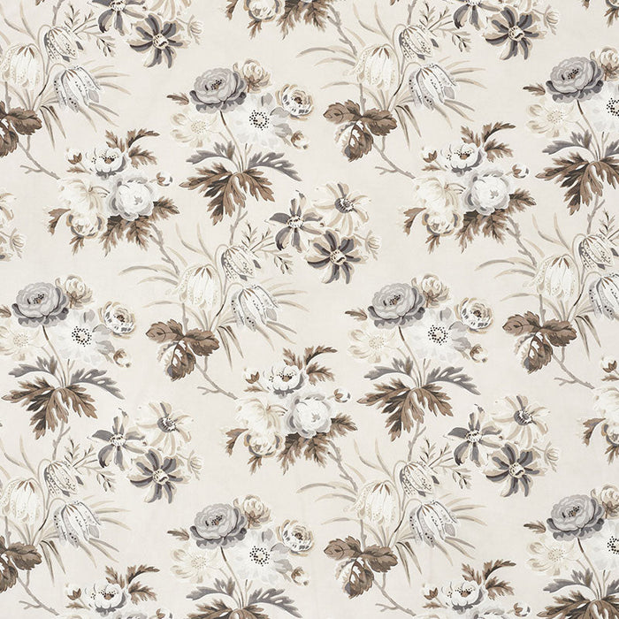 Schumacher Cecil Chintz Grisaille Fabric Sample 176810