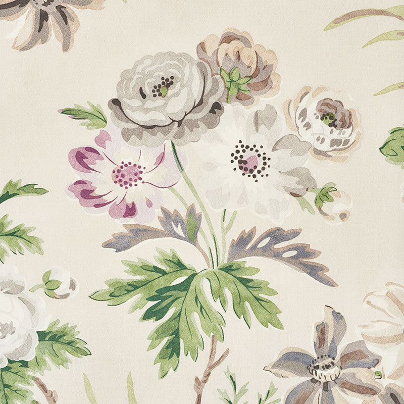 Schumacher Cecil Chintz Wisteria Fabric 176811