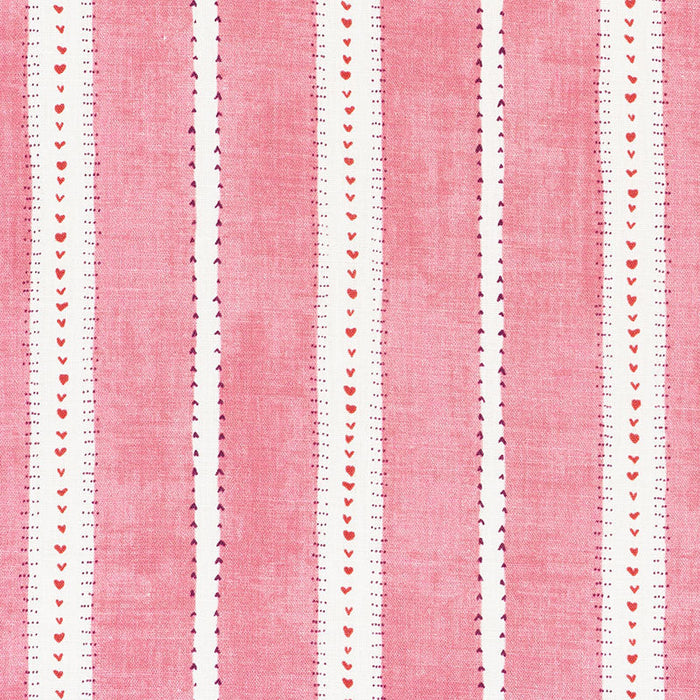 Schumacher Amour Raspberry Fabric Sample 176941