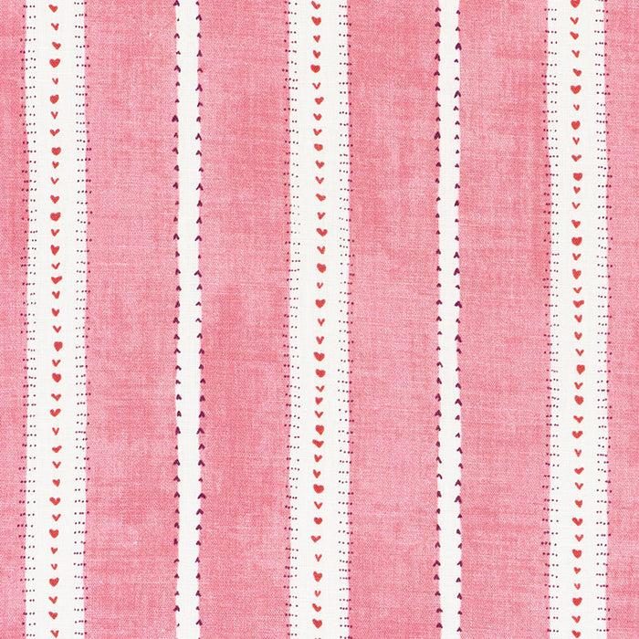 Schumacher Amour Raspberry Fabric 176941