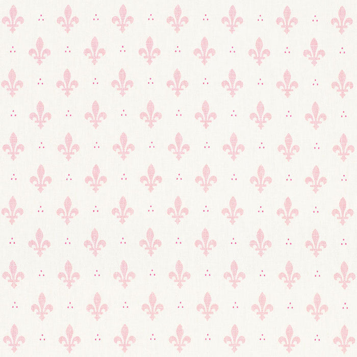 Schumacher Fleur De Lis Blush Fabric Sample 176963