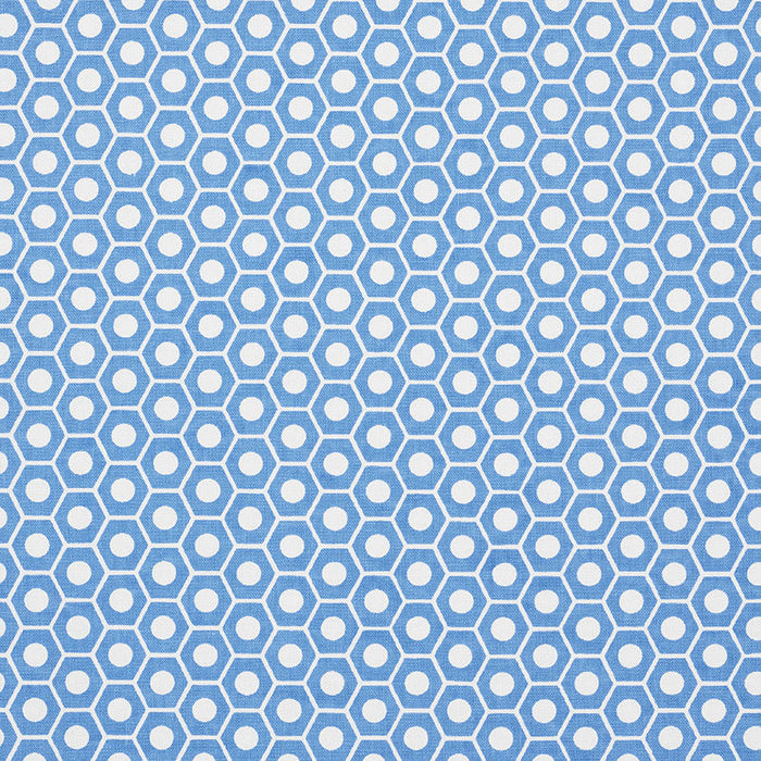 Schumacher Queen B French Blue Fabric Sample 177076