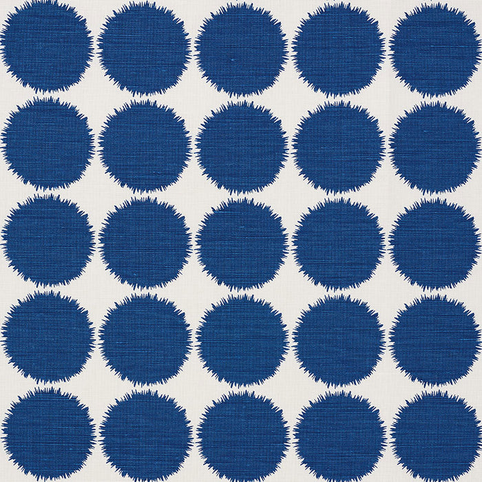 Schumacher Fuzz Navy Fabric 177090