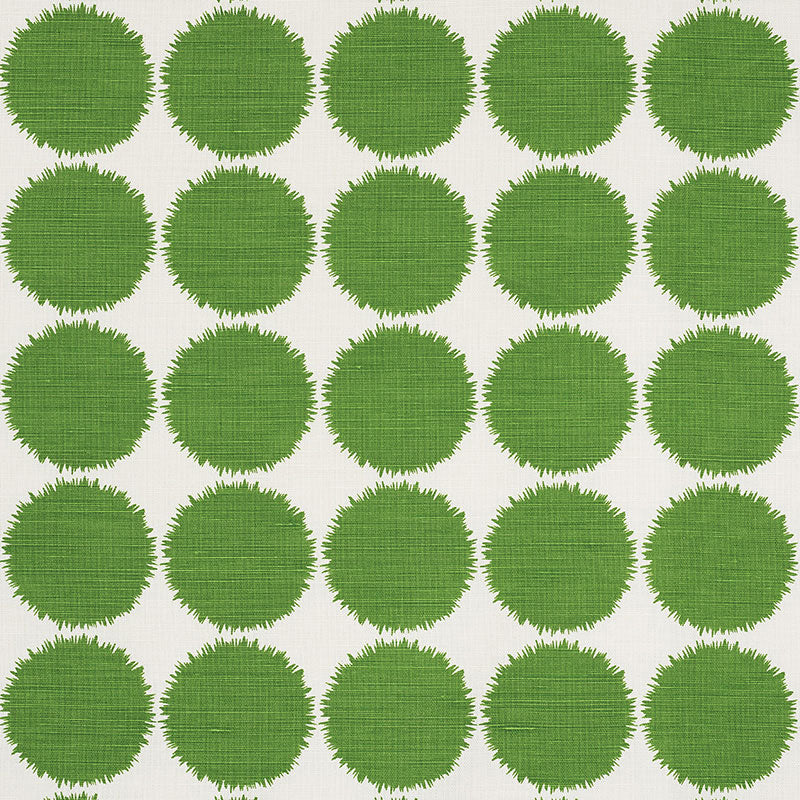 Schumacher Fuzz Green Fabric 177091