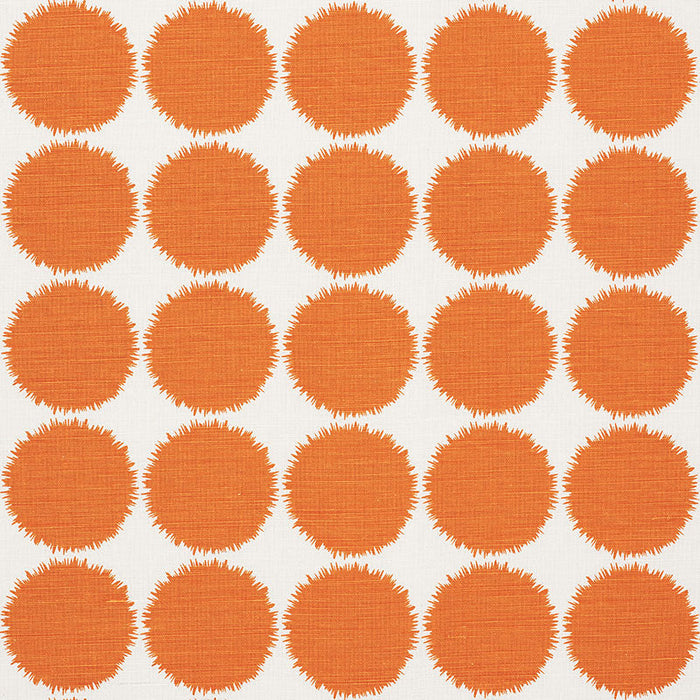 Schumacher Fuzz Orange Fabric Sample 177092