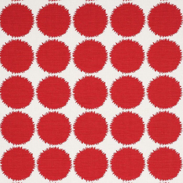 Schumacher Fuzz Red Fabric Sample 177093