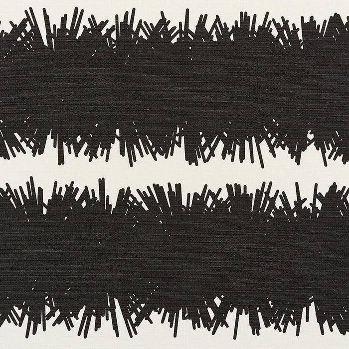 Schumacher Bang Black Fabric Sample 177123