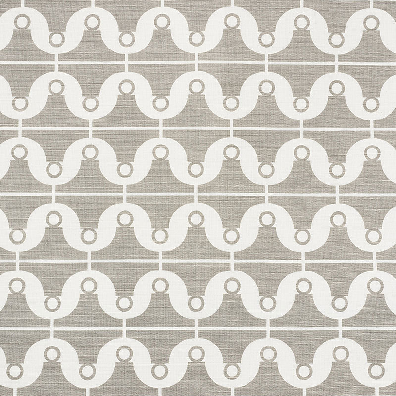 Schumacher London Bridge Taupe Fabric 177131