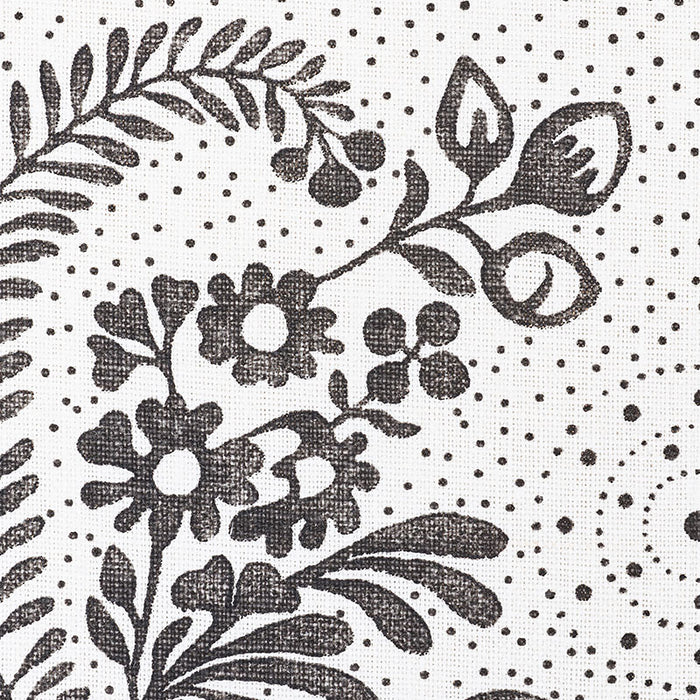 Schumacher Millicent Blackwork Fabric 177211