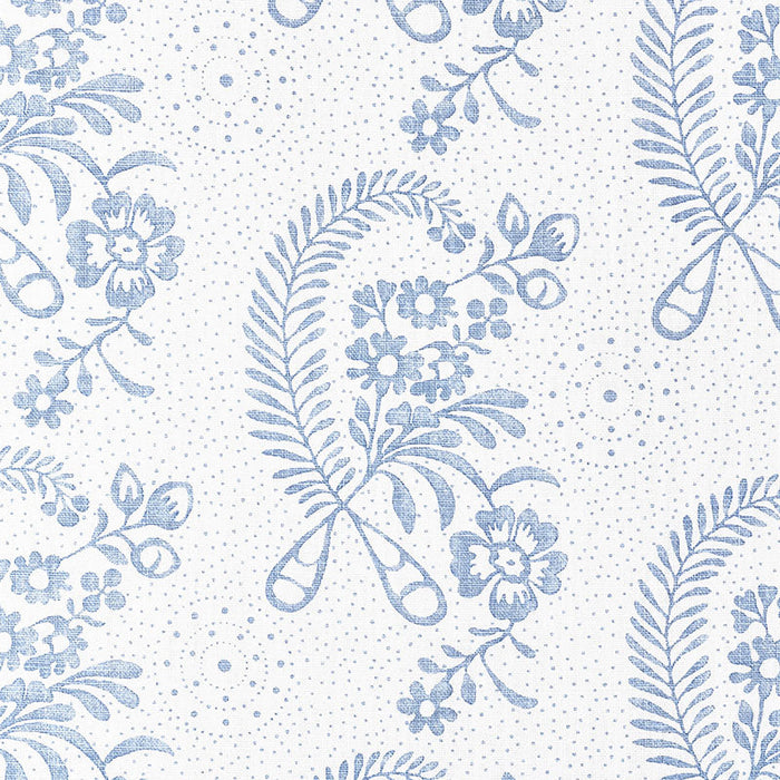 Schumacher Millicent Delft Fabric Sample 177212