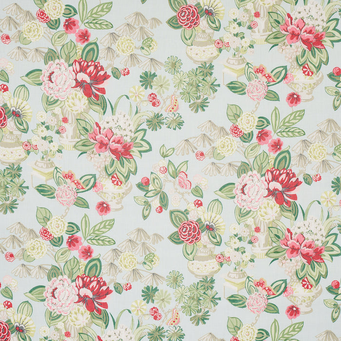 Schumacher Bouquet Chinois Sky Fabric 177292