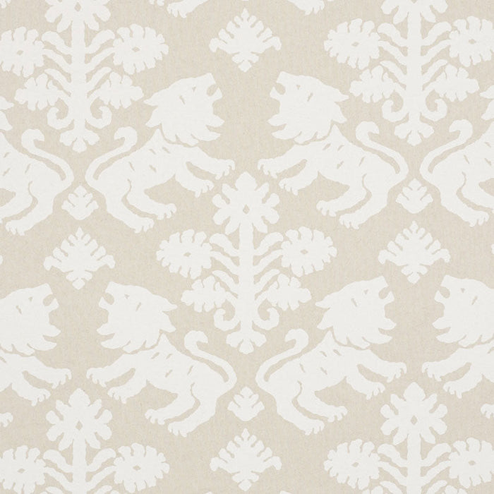 Schumacher Regalia Natural Fabric Sample 177302