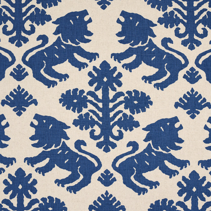 Schumacher Regalia Navy Fabric Sample 177305