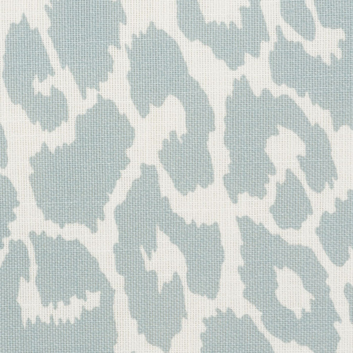 Schumacher Iconic Leopard Indoor/Outdoor Sky Fabric 177320