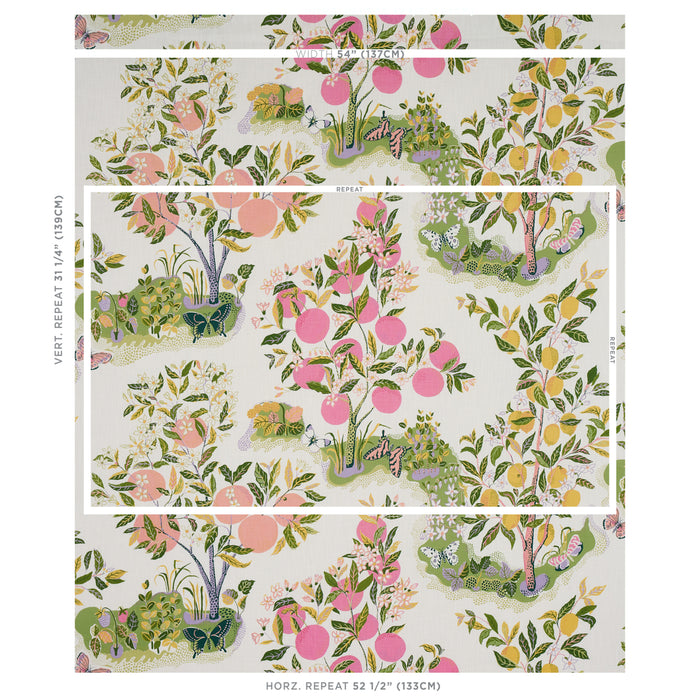 Schumacher Citrus Garden Indoor/Outdoor Garden Fabric 177333