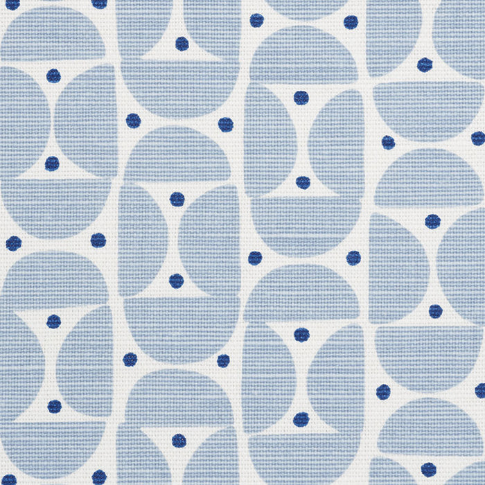 Schumacher Mezza Luna Sky Fabric 177361