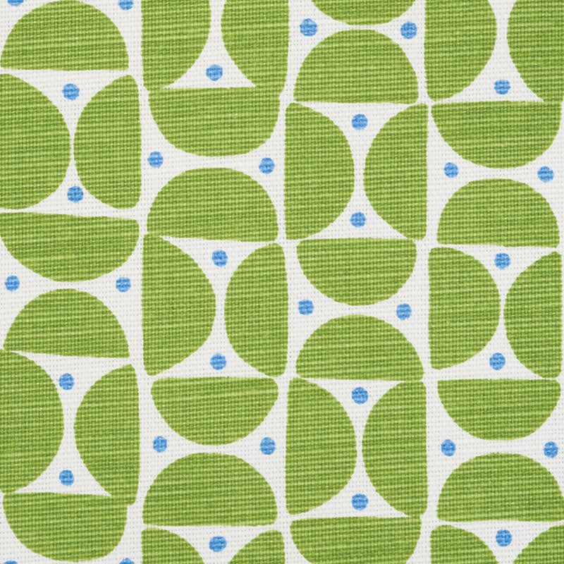 Schumacher Mezza Luna Leaf Fabric 177362