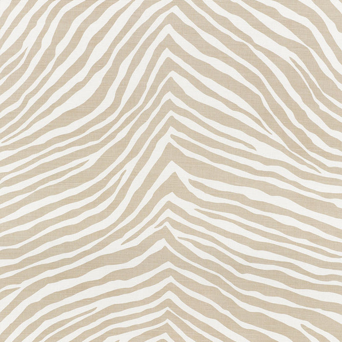 Schumacher Iconic Zebra Natural Fabric 177442