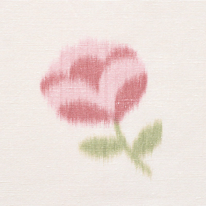 Schumacher Hanako Ikat Rose Fabric Sample 177460