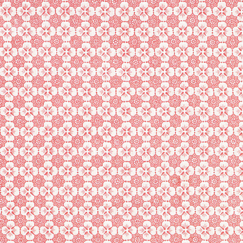 Schumacher Palisades Floret Pink Fabric 177602