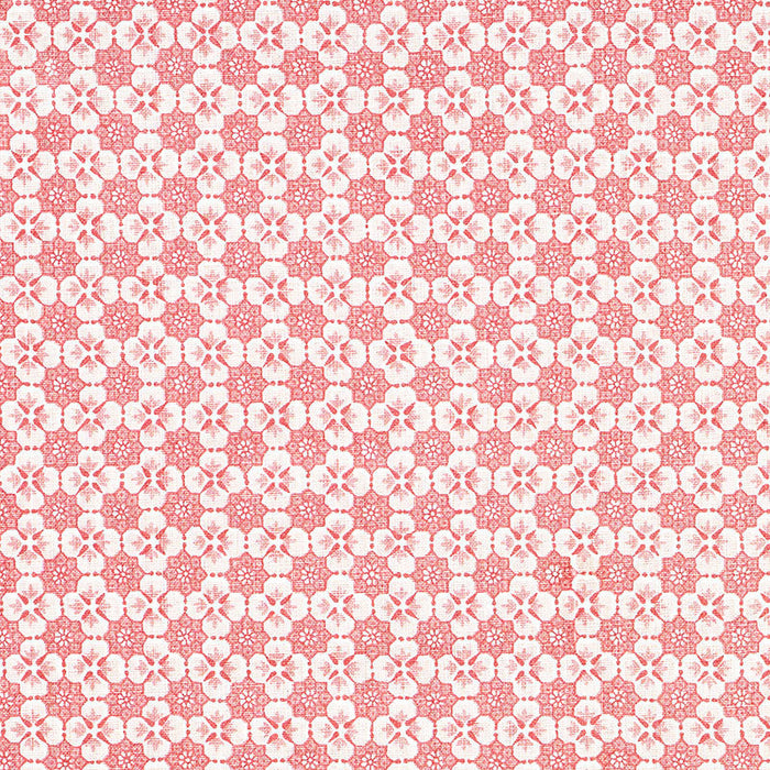 Schumacher Palisades Floret Pink Fabric Sample 177602