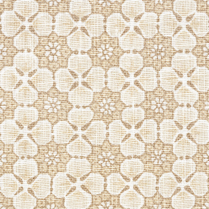 Schumacher Palisades Floret Neutral Fabric 177603