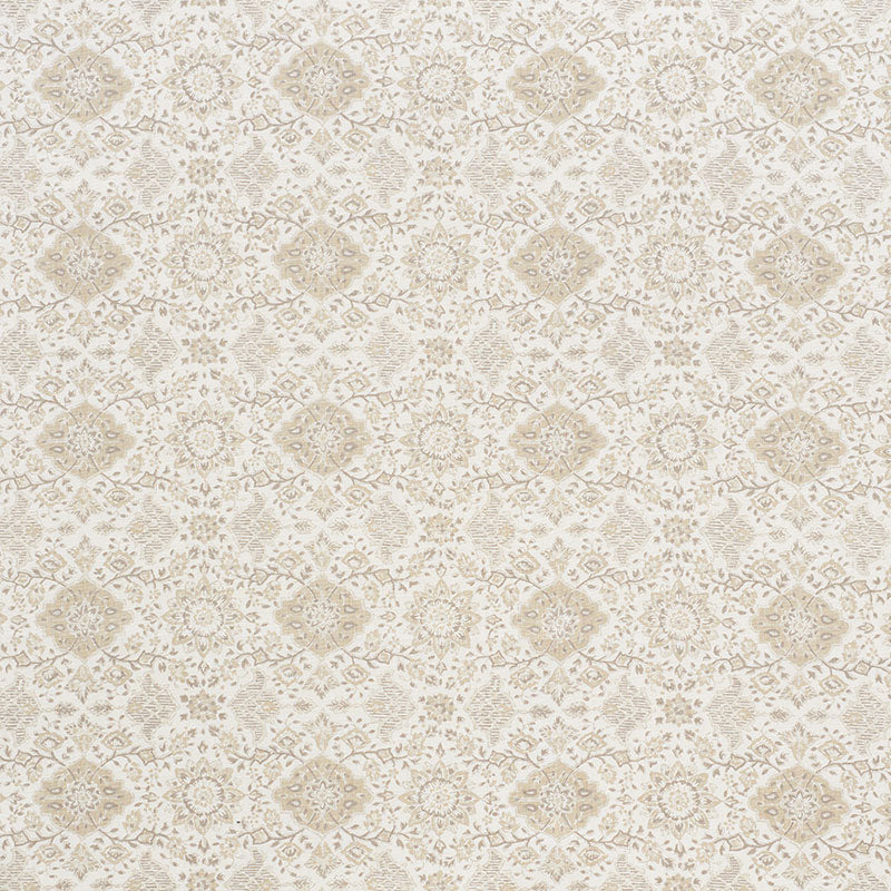 Schumacher Montecito Floral Neutral Fabric 177621