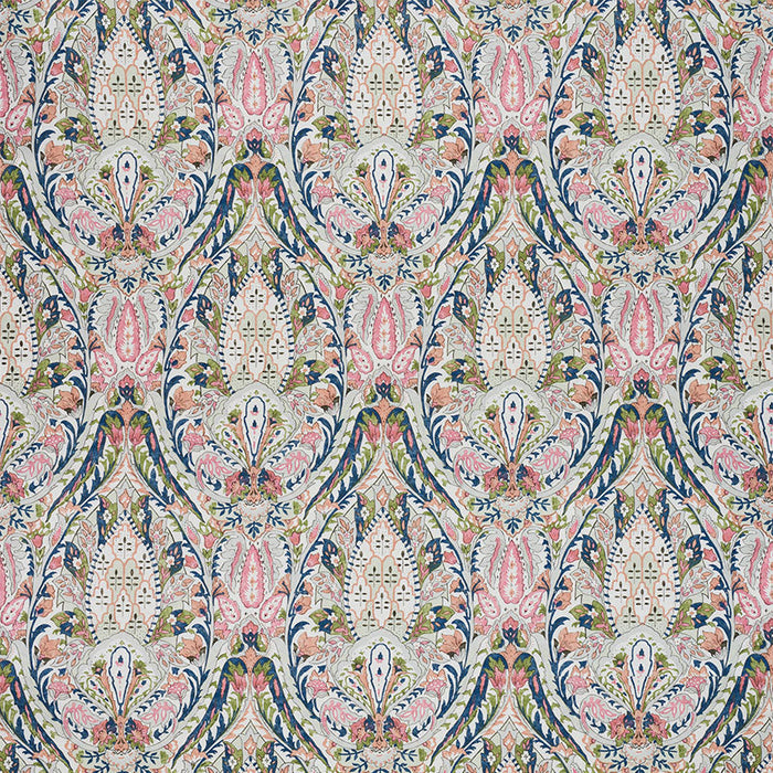 Schumacher Layla Paisley Multi Fabric Sample 177670