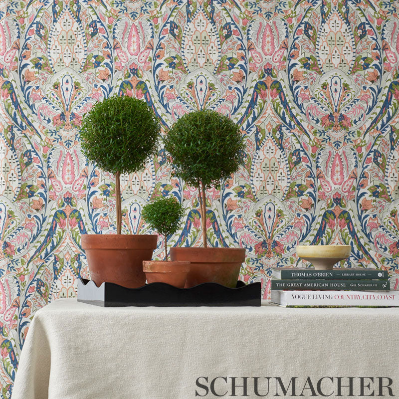 Schumacher Layla Paisley Multi Fabric 177670