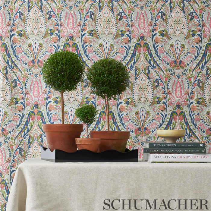 Schumacher Layla Paisley Multi Fabric 177670