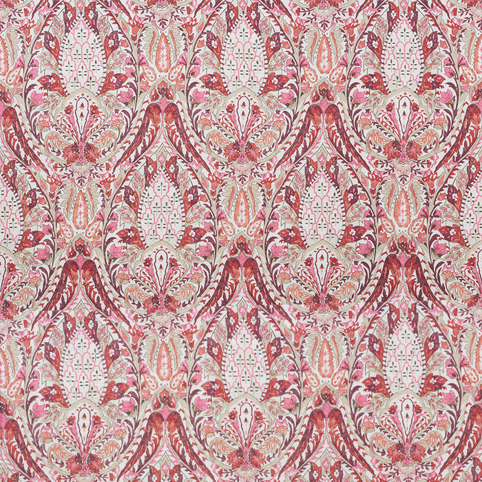 Schumacher Layla Paisley Plum & Pink Fabric 177672