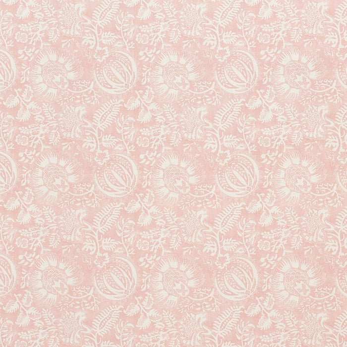 Schumacher Pomegranate Print Petal Fabric Sample 177693