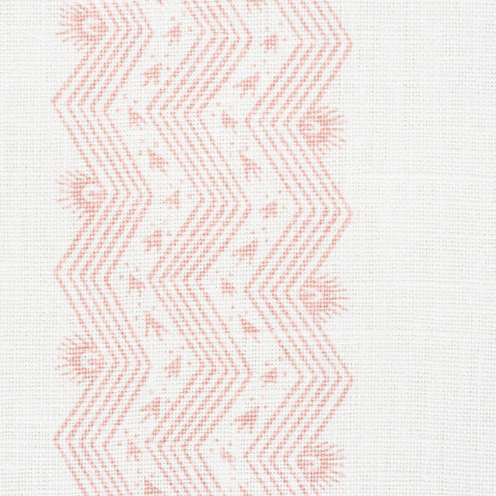 Schumacher Nauset Stripe Blush Fabric Sample 177702