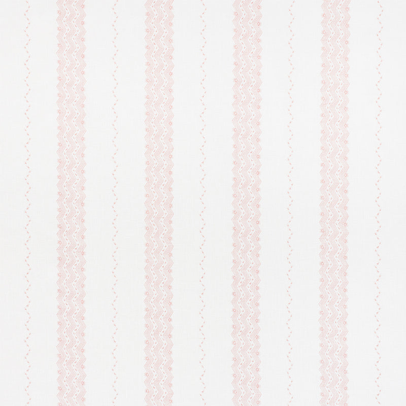 Schumacher Nauset Stripe Blush Fabric 177702