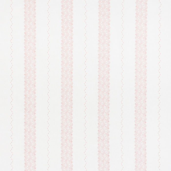 Schumacher Nauset Stripe Blush Fabric 177702