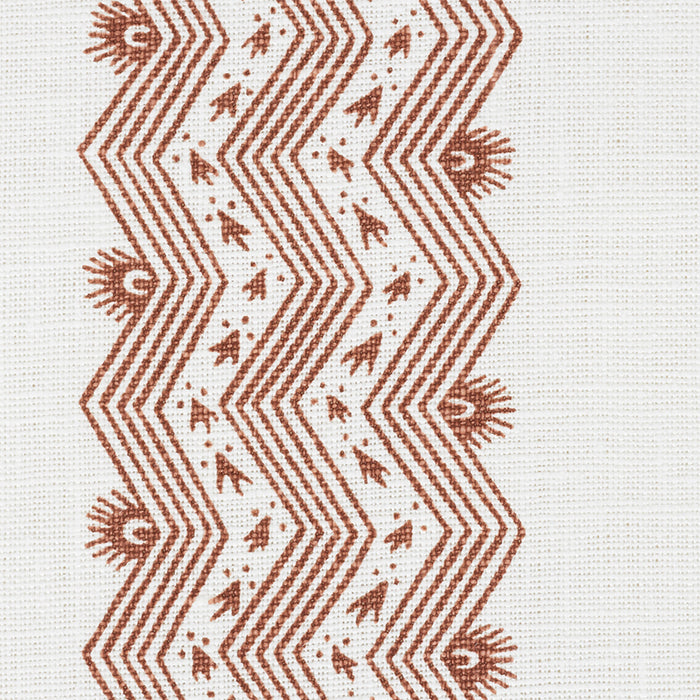 Schumacher Nauset Stripe Sienna Fabric 177703