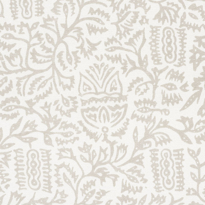 Schumacher Morris Taupe Fabric Sample 177771