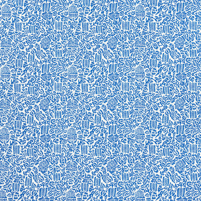 Schumacher Morris Blue Fabric Sample 177773