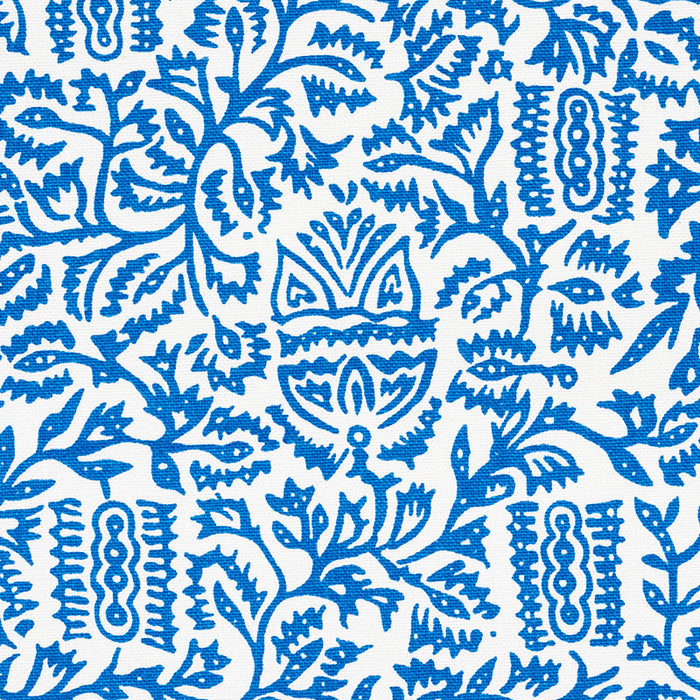 Schumacher Morris Blue Fabric 177773