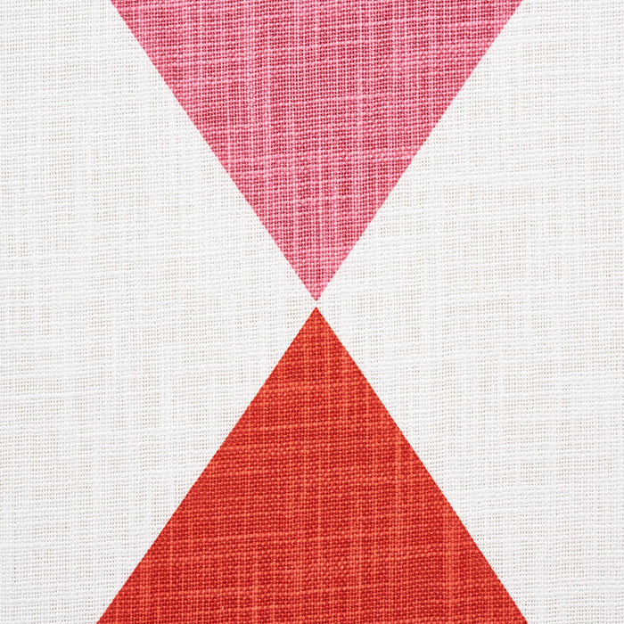 Schumacher Maximus Red & Pink Fabric Sample 177801