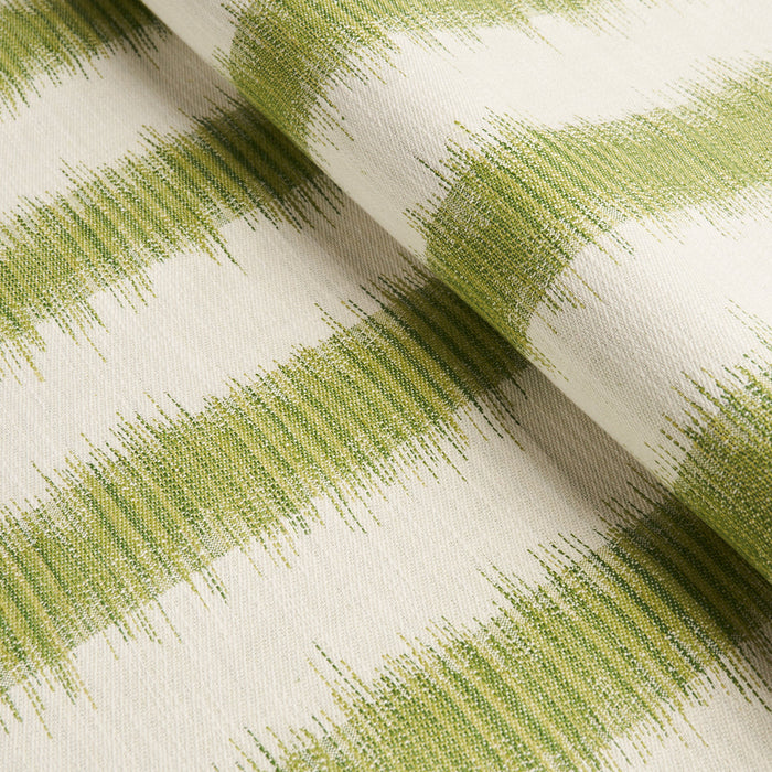 Schumacher Attleboro Ikat Green Fabric Sample 177814