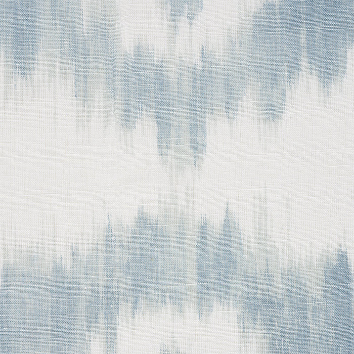 Schumacher Madaket Ikat Sky Fabric Sample 177821