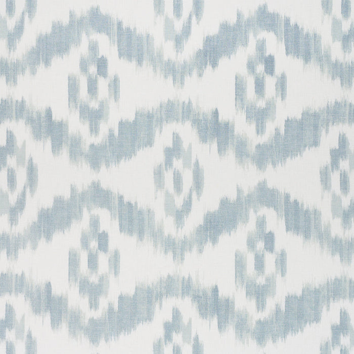 Schumacher Madaket Ikat Sky Fabric Sample 177821